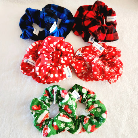 Flannel Scrunchies